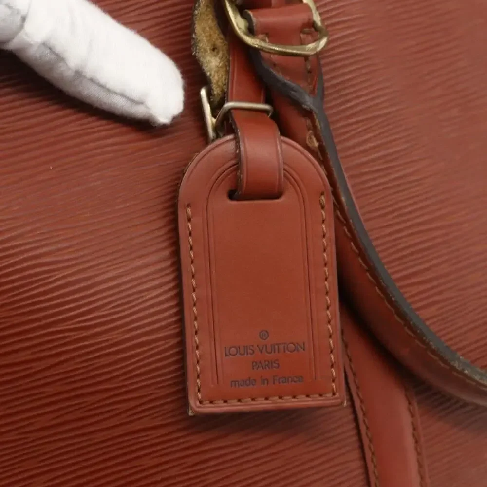 Louis Vuitton Epi Porte Documents Voyage Business Bag Brown